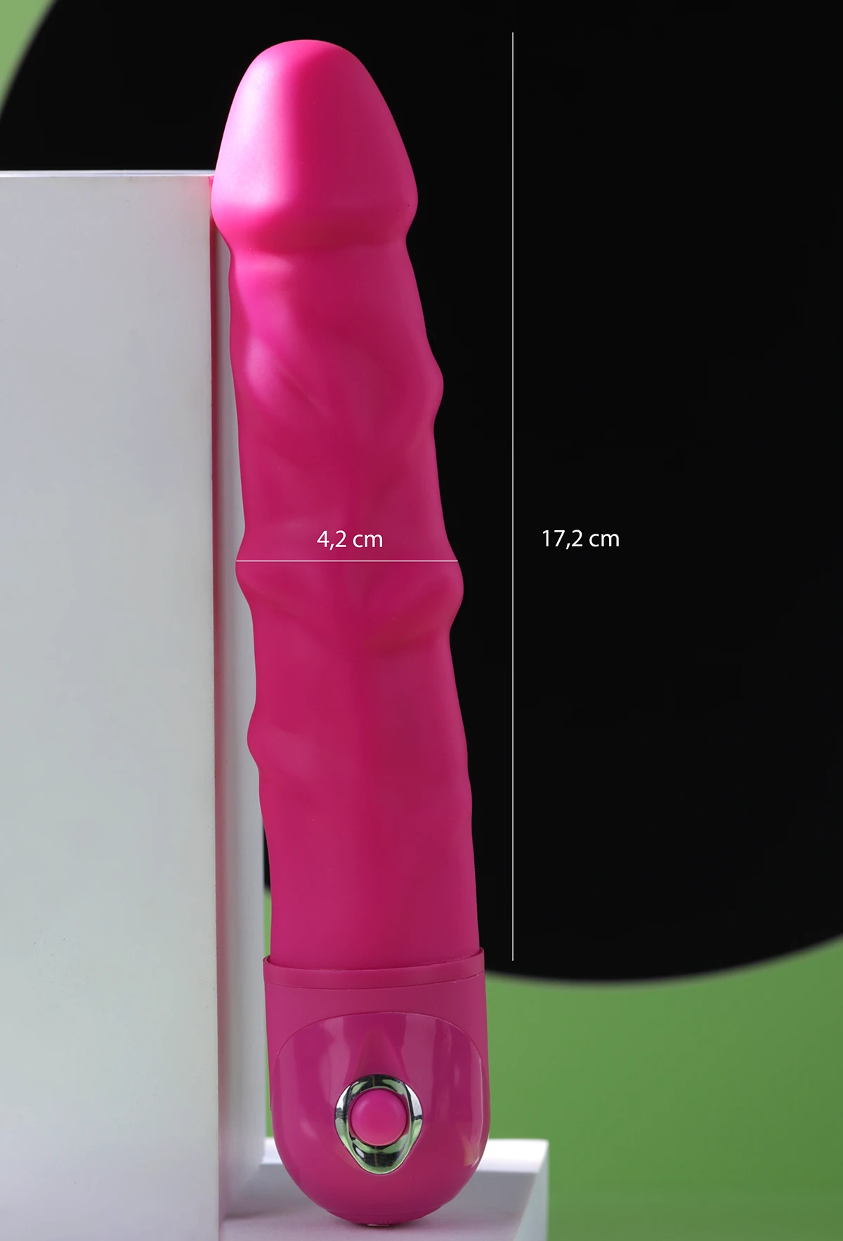 Dương vật giả CalExotics Power Stud Rod rung 3 tốc độ PVC an toàn dùng pin