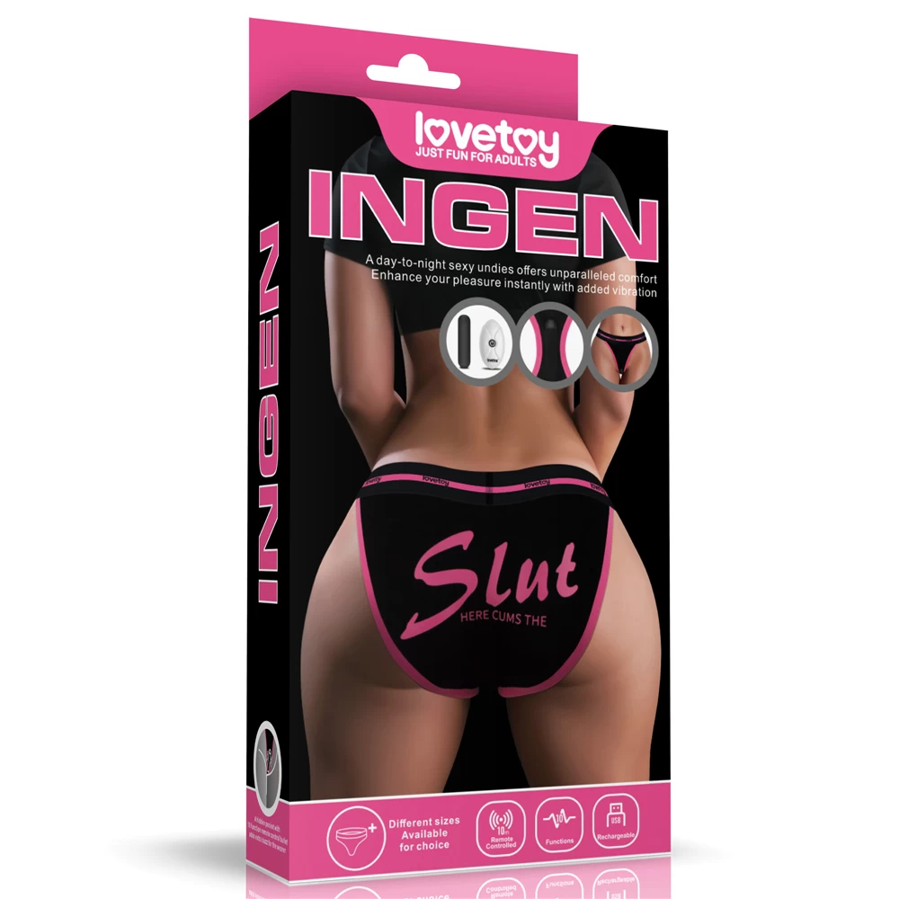 Lovetoy Printed Vibrating trứng rung quần chip điều khiển từ xa pin sạc tiện lợi