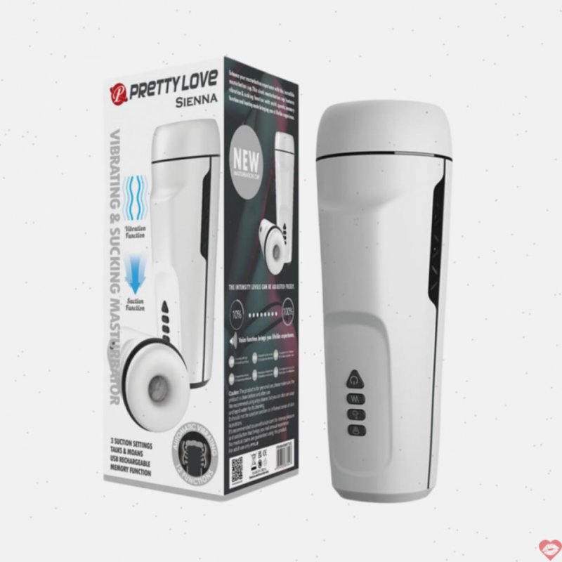 Âm Đạo Giả Pretty Love Sienna Lõi 4D Rung Hút Tự Động Cho Nam Giới 
