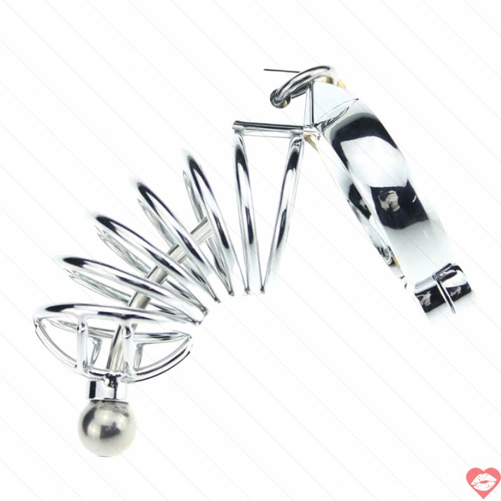 Lồng Kìm Chastity Birdcage Ống Niệu Siêu Kiểm Soát 