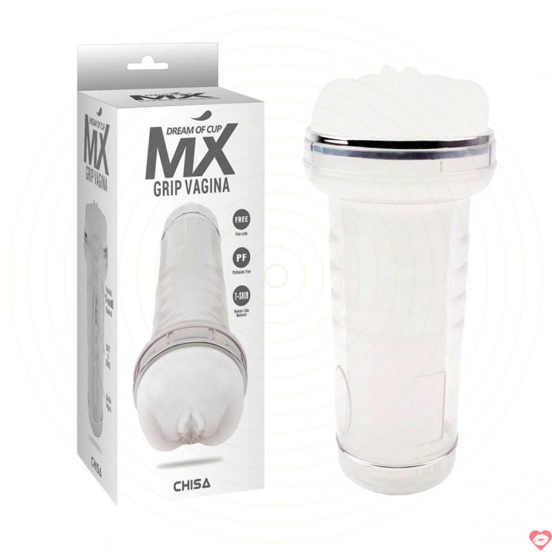 Âm đạo giả Chisa MX Grip Vagina cầm tay nhỏ gọn silicon mềm 