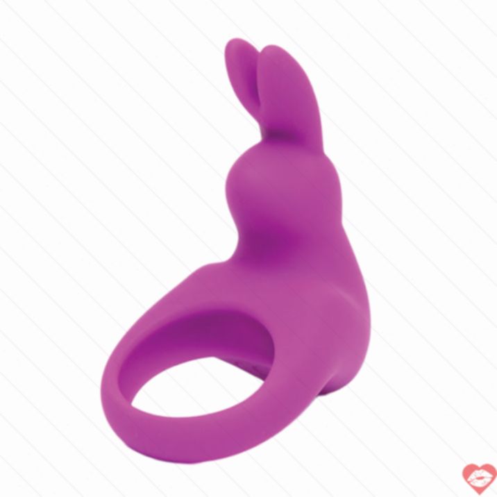 Cock Ring Happy Rabbit Tím Sạc Rung Kéo Dài Cực Thỏa 
