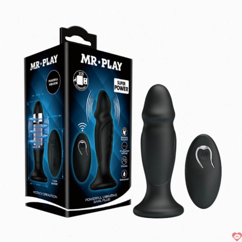 Trứng rung hậu môn Pretty Love Mr-Play 85W 12 chế độ rung kích thích 