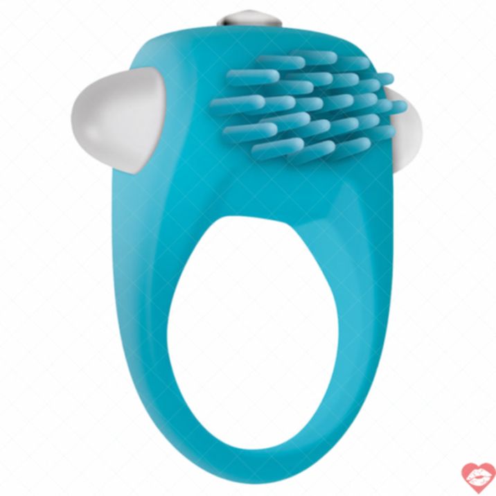 Vòng Rung Zero Teal Tickler Cọ Xát Siêu Điên 