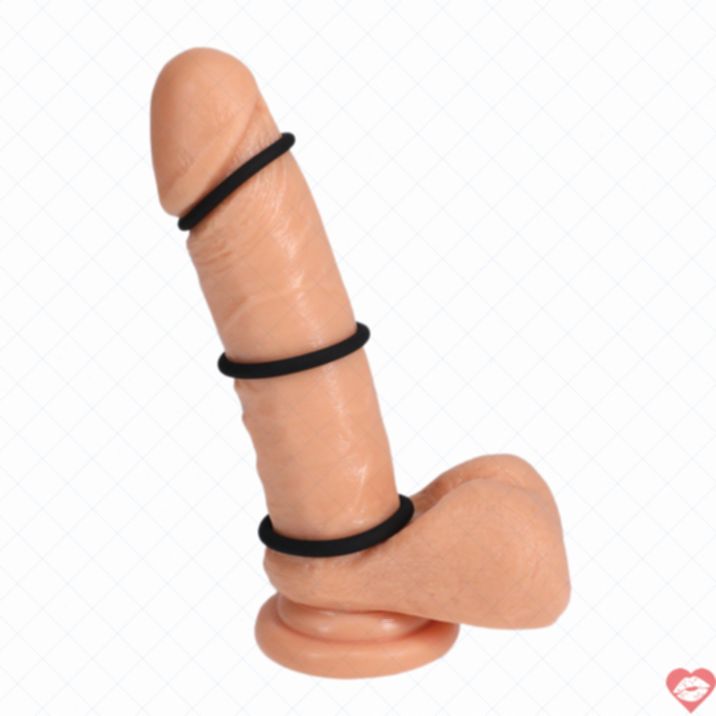 Rock Solid 3 Vòng Silicone Mỏng Tăng Size Hiệu Quả 