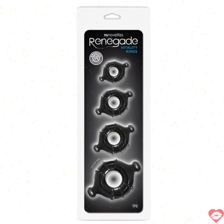 Vòng Cock Renegade 4pcs Bền Bỉ Chín Đỉnh Mê Hoặc 