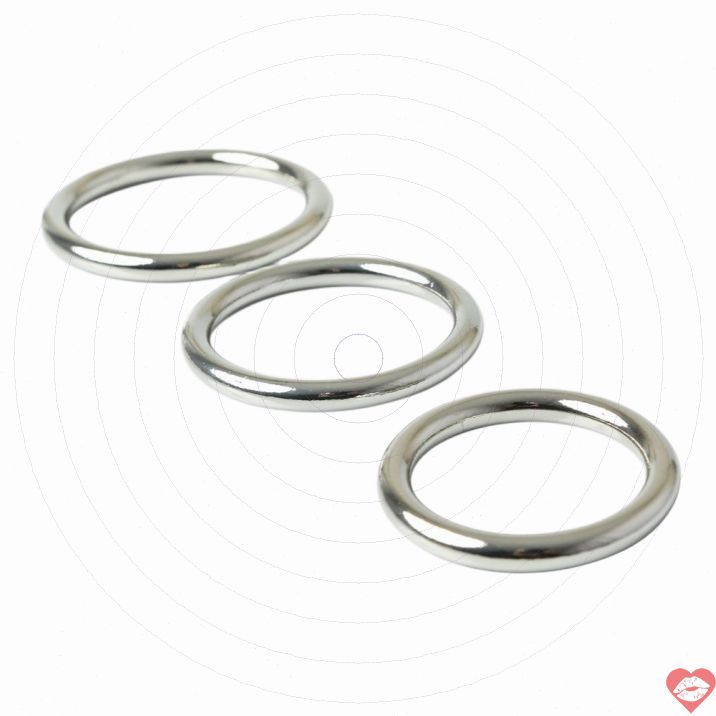 Sportsheets O ring kim loại 3pcs harness linh hoạtluxurytoy+1 