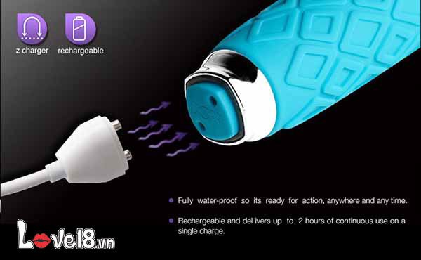 Máy rung mini kim cương Dorr Foxy Diamond silicon cao cấp