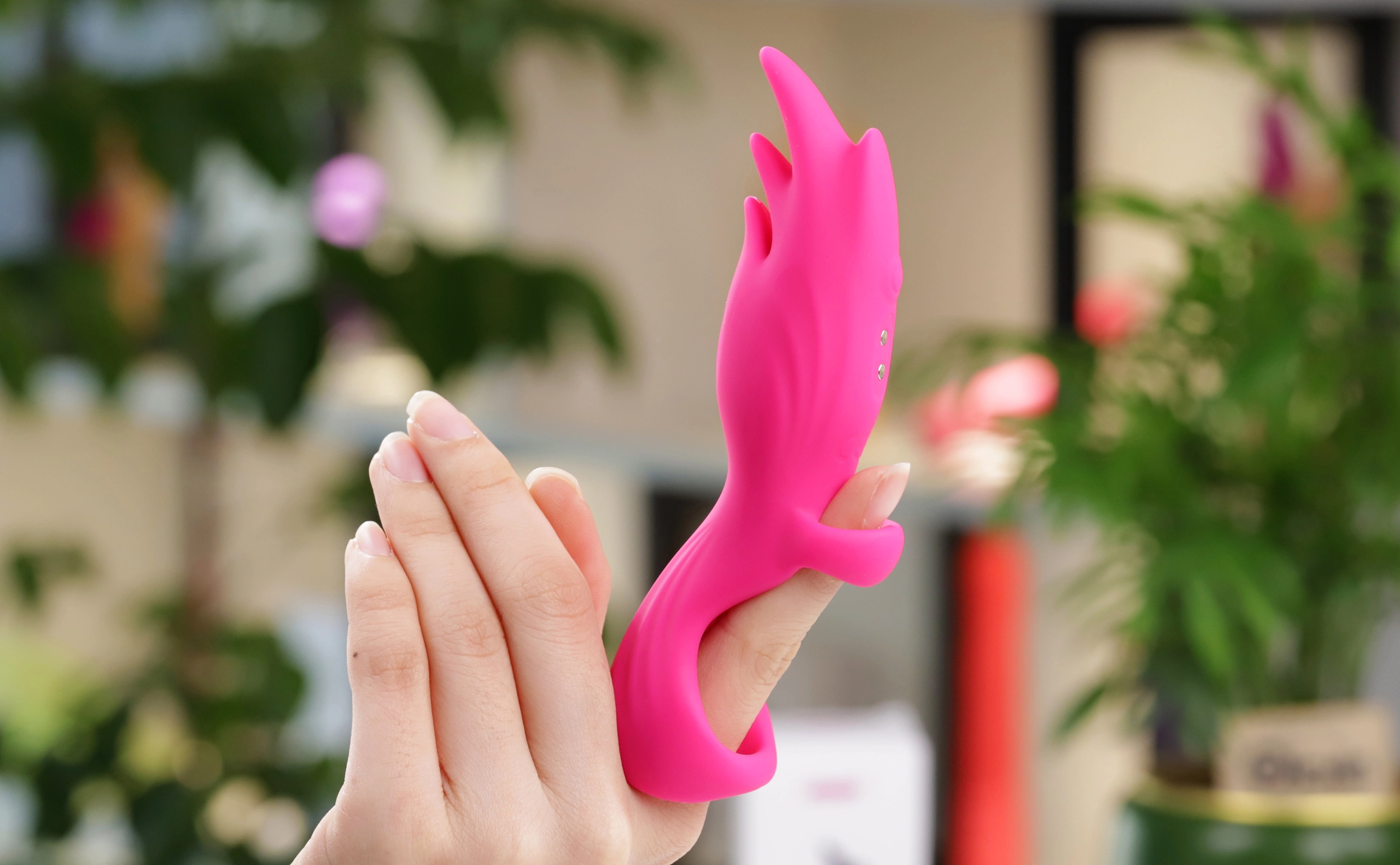 Yeain Finger Magic máy rung đeo ngón tay silicon kích thích điểm