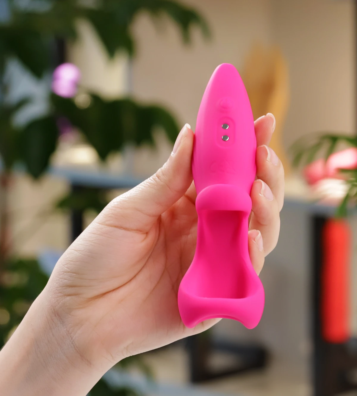 Yeain Finger Magic máy rung đeo ngón tay silicon kích thích điểm