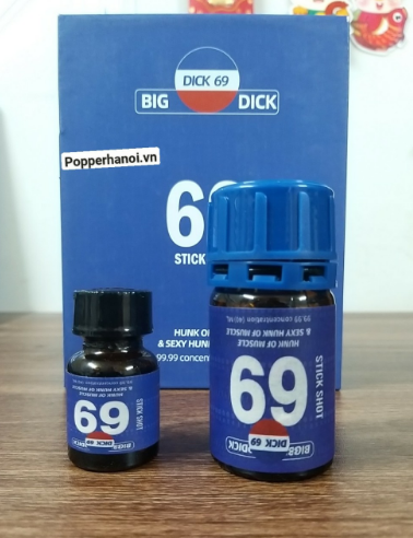Combo Popper Dick 69 chai 40ml + 10ml tăng hưng phấn kéo dài quan hệ