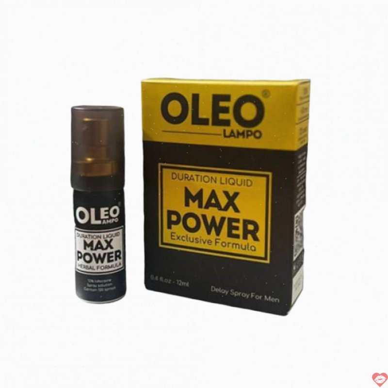 Chai xịt Oleo Lampo Max Power 12ml kéo dài thời gian quan hệ 