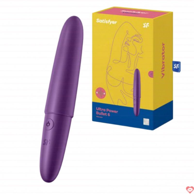 Satisfyer Ultra Power Bullet 6 máy massage mini rung silicone 