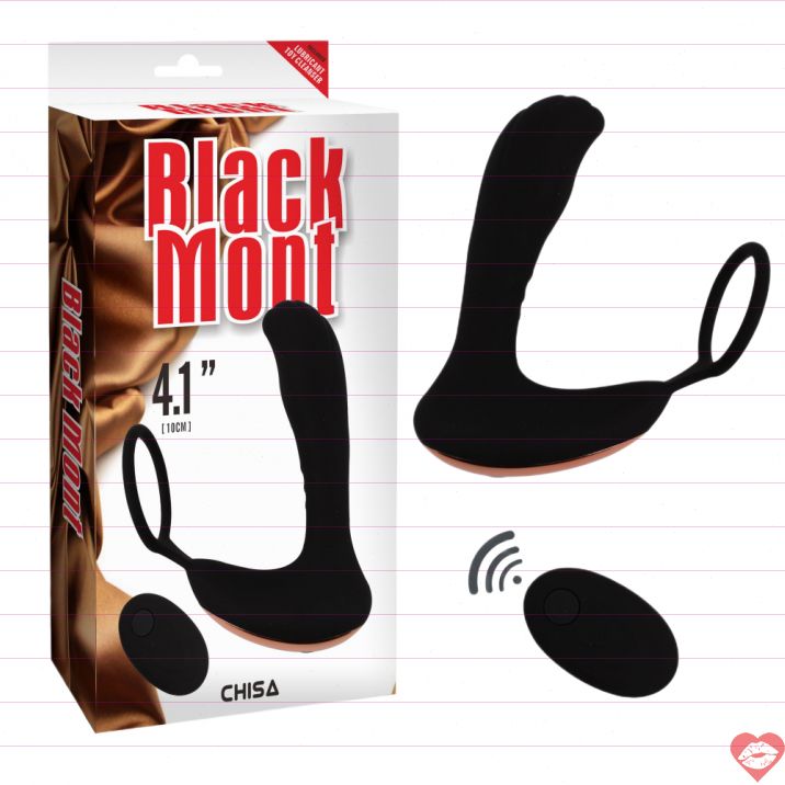 Mont Teaser Black Prostate Massager + Ring Đen Siêu Phê 