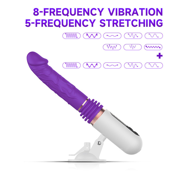 Dương vật giả Manual 8 chế độ rung thụt sạc điện trải nghiệm chân thật