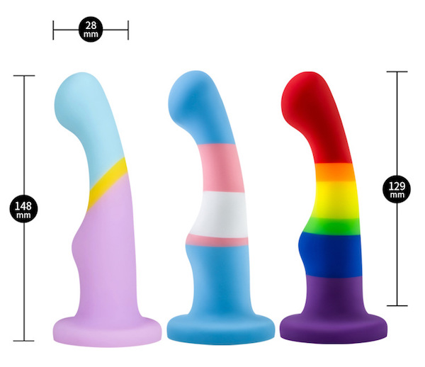 Dương vật giả Avant Pride P1 silicone mềm dính tường chân thực