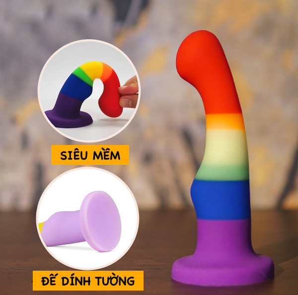 Dương vật giả Avant Pride P1 silicone mềm dính tường chân thực