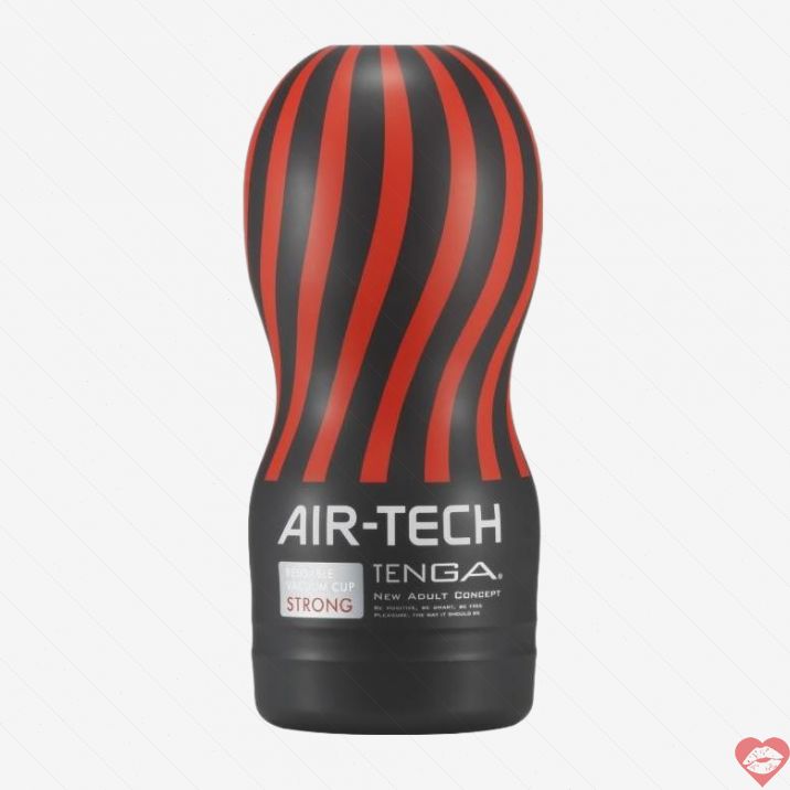 Tenga Vacuum Cup Air-Tech Đen Hút Mạnh Nhật Lặp Lại 