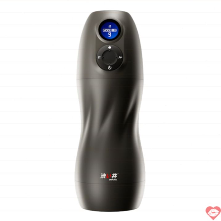 Drywell Hút Tự Sướng 23.3cm Đen Rung Hút Hồn Nóng 