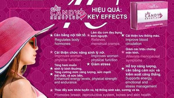 Kẹo sâm tăng sinh lý nữ Miss Candy B kích thích ham muốn tự nhiên mạnh