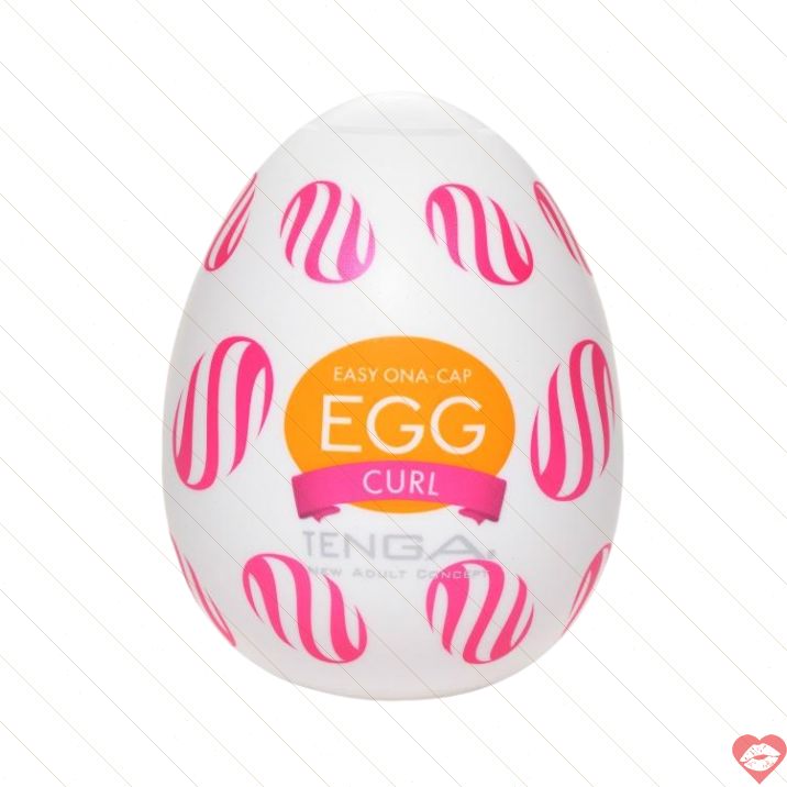 Trứng Tenga Curl 5.3cm Nhật Kích Thích Cuồng Nhiệt 