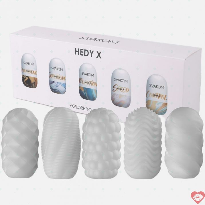 SVAKOM Hedy X5 Cốc 10cm Đa Kết Cấu Tự Sướng Điên Cuồng 