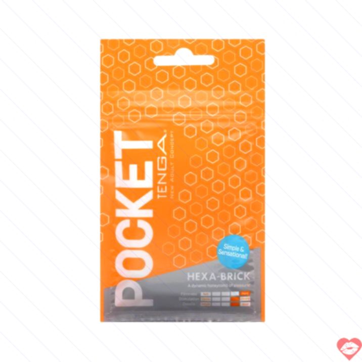 Tenga Pocket Honeycomb 7.5cm - Nhật TPE Túi, Siêu Nhỏ Thích Lắm! 