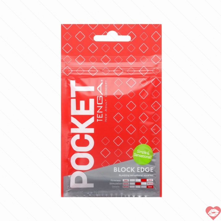 Tenga Túi Vuông Đen Đỏ – Portable Gel Nhật Bổng! 