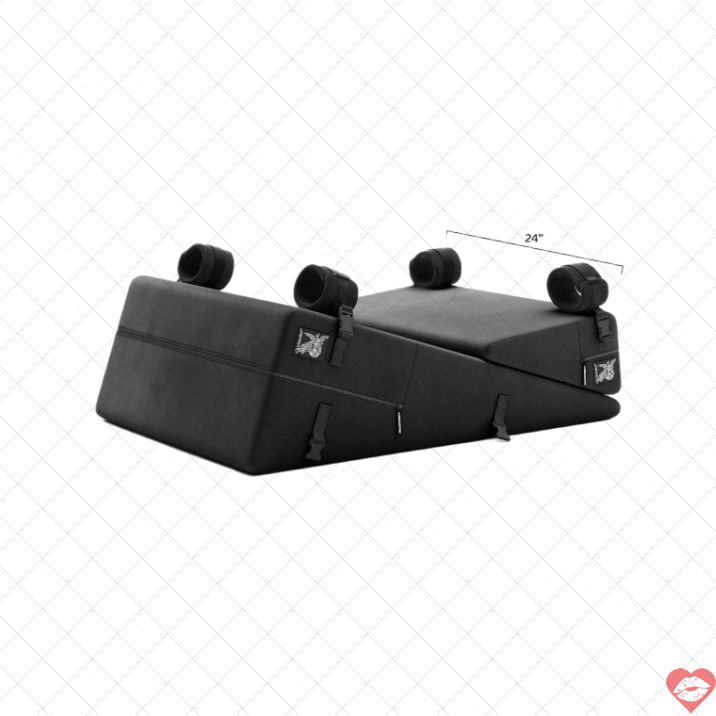 Liberator Wedge Ramp BDSM Gối Trói Đen Kinky 