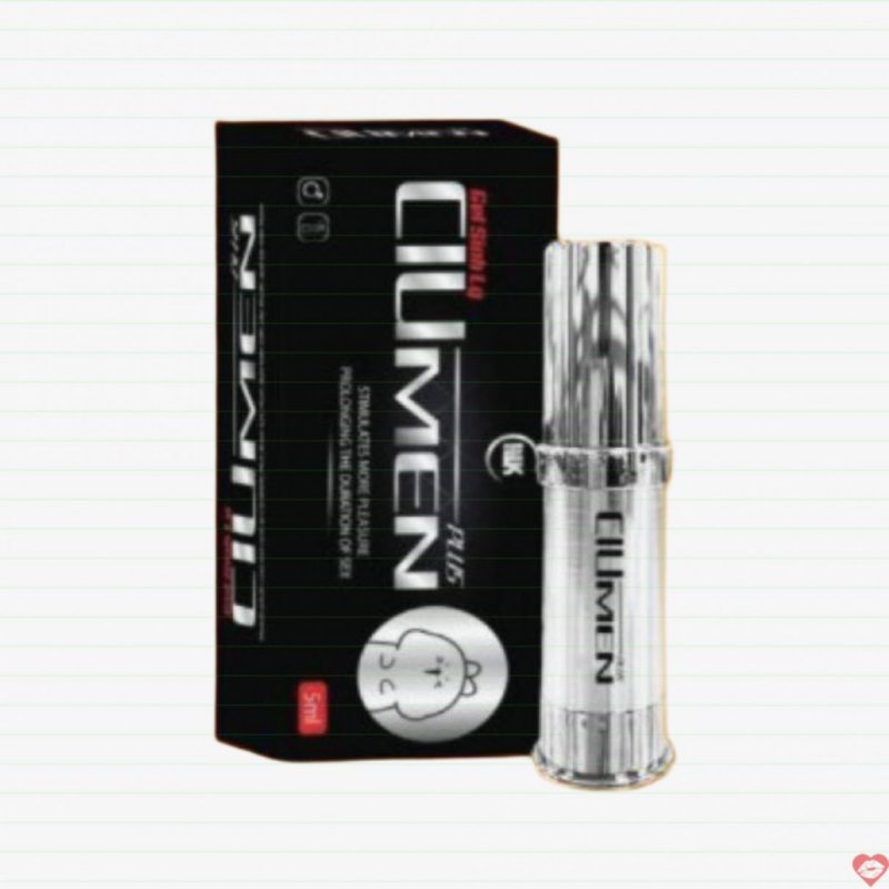 Xịt Ciumen Plus màu trắng kéo dài thời gian chống xuất tinh sớm an toàn 