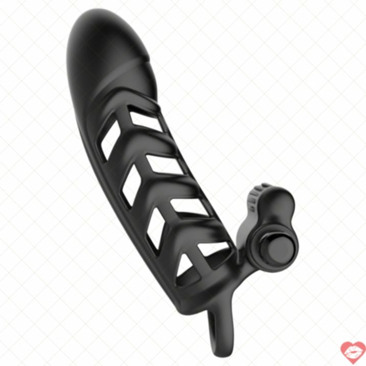 Malesation Vòng Rung Đen 13.5cm Hút Hồn Đôi Lứa 