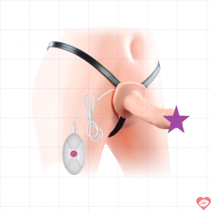 Strap-on Hollow 6.5” Rung Unisex Linh Hoạt 