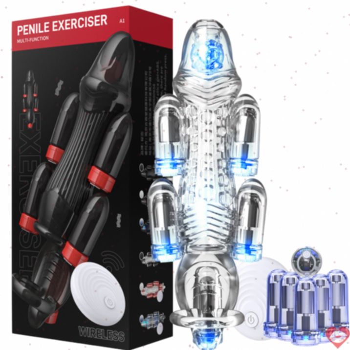 Penis Trainer 6 Rung Tăng Size Chậm Xuất Nam Giới 