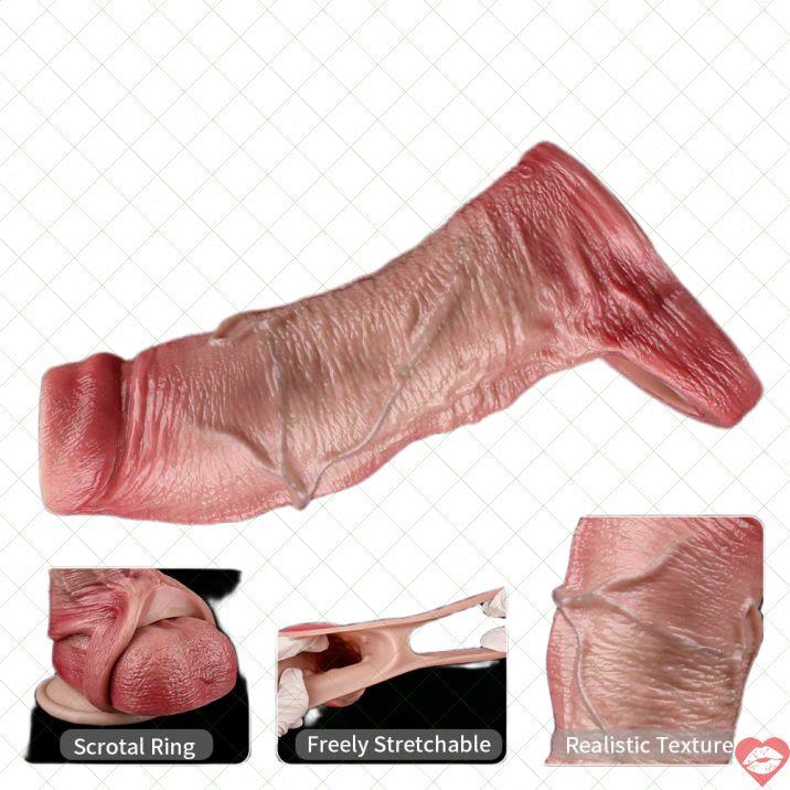 FAAK 5037 vỏ dương vật 7 inch tăng 