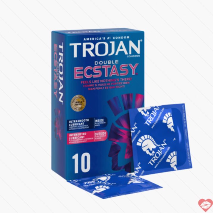 Trojan Double Ecstasy Bao Gấp Đôi Siêu Thú Vị Đam Mê 