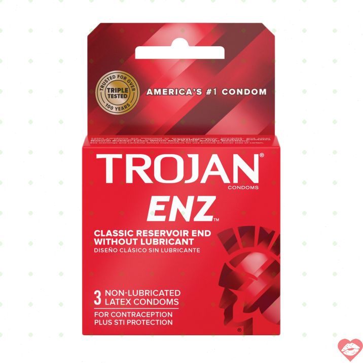 Trojan ENZ Bao Không Dầu Linh Hoạt Tùy Chọn 