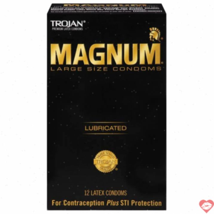 Trojan Magnum Bao Lớn 12pc Thoải Mái Anh Hùng 