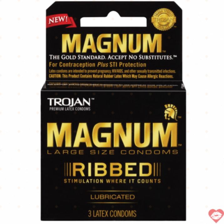 Trojan Magnum Ribbed Gân Lớn Tăng Khoái Cảm 