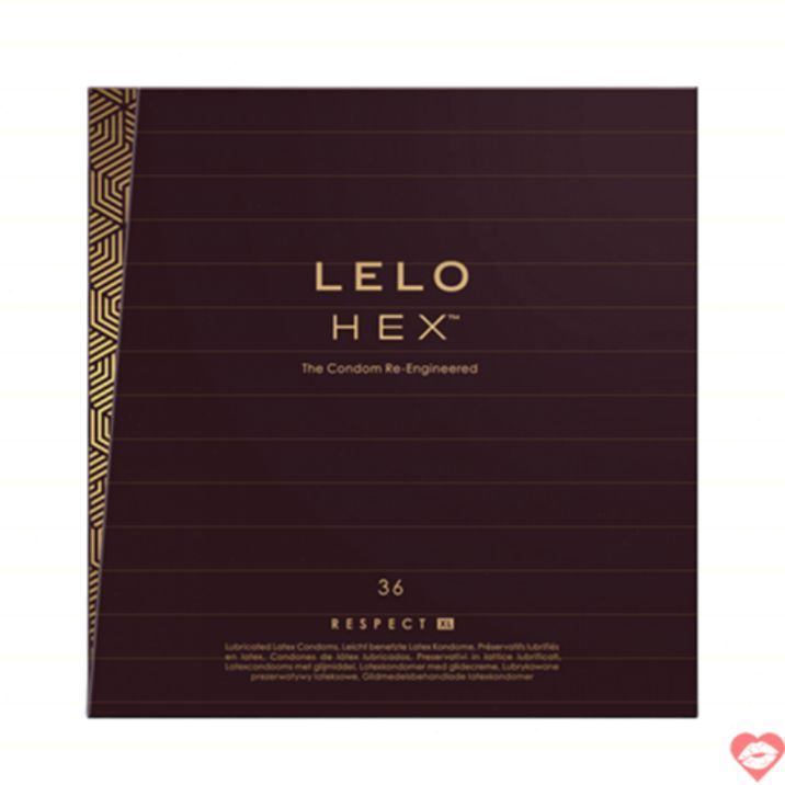 Bao Cao Su LELO HEX XL Siêu Mỏng An Toàn Lớn Thoải Mái 