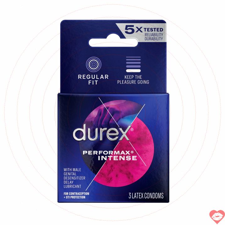 Durex Intense Bao Ribs Dots Trì Hoãn Cực Khoái Siêu Đỉnh Năng 