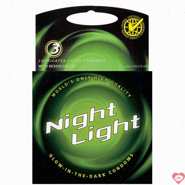 Bao Cao Su Night Light Xanh Phát Sáng Vui Tiệc Đêm 