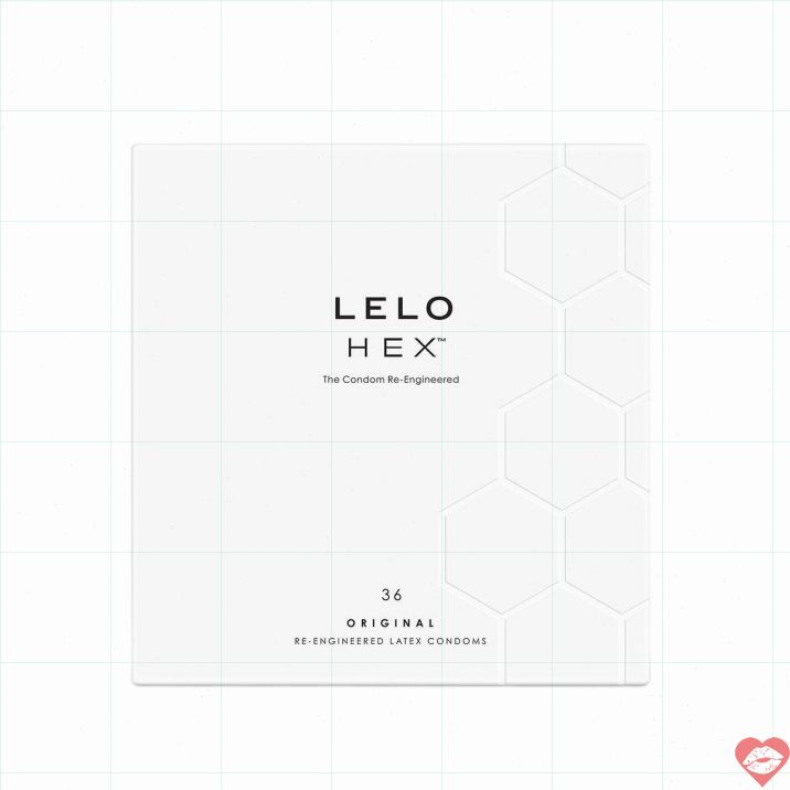 Bao LELO HEX Siêu Mỏng Hexagon Mạnh Kéo Dài Khoái Cảm 
