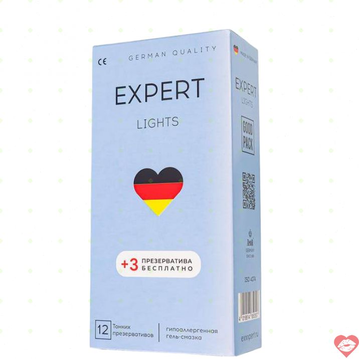 Amor Expert Lights Condom Mỏng 15 Viên Gần Gũi 