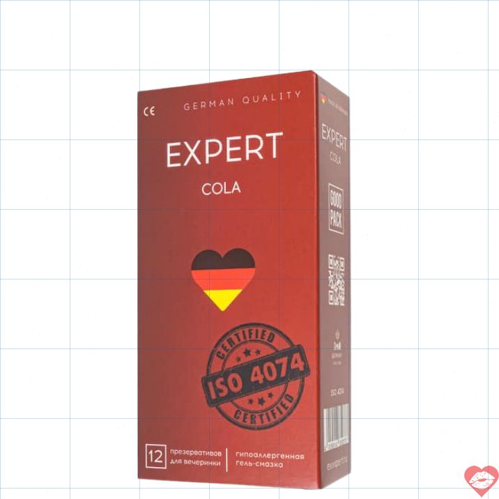 Bao Amor Expert Cola Đen Hương Đức 12pcs Quyến Rũ 