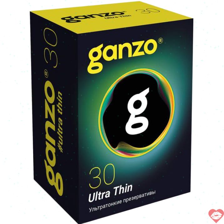 Ganzo Ultra Thin 30 Bao Siêu Mỏng Cảm Giác Thật 