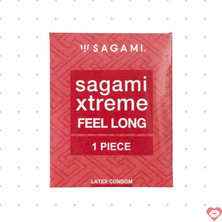 Sagami Xtreme Long Xanh Điểm Bền Siêu Mỏng Hút 