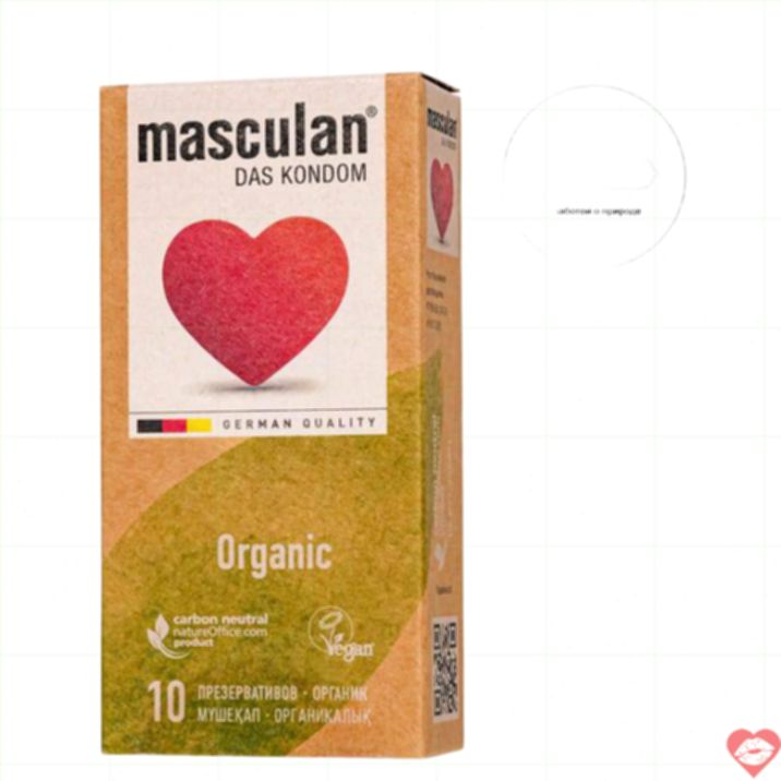 Masculan Organic Bao Cao Su Mỏng An Toàn 