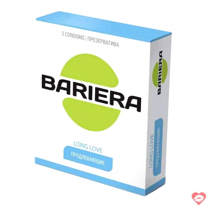 Bao Cao Su Bariera Long Love 3 Miếng Kéo Dài Hiệu Quả 