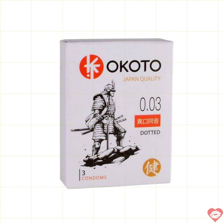 Okoto Dotted Bao 3cái 18cm Gai Kích Thích Vượt Trội 