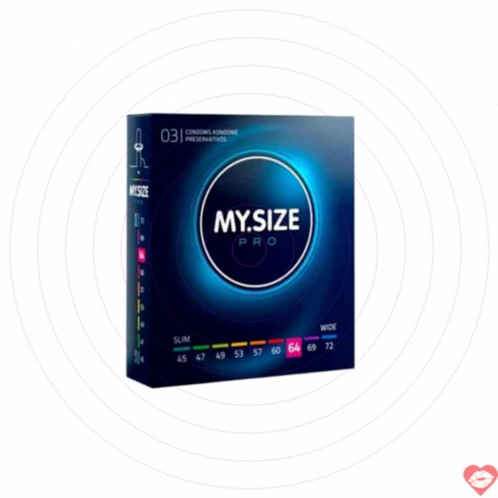 MY.SIZE PRO Bao Cao 64 Siêu Mỏng Vừa Vặn Hoàn Hảo[chuoi18]​ 